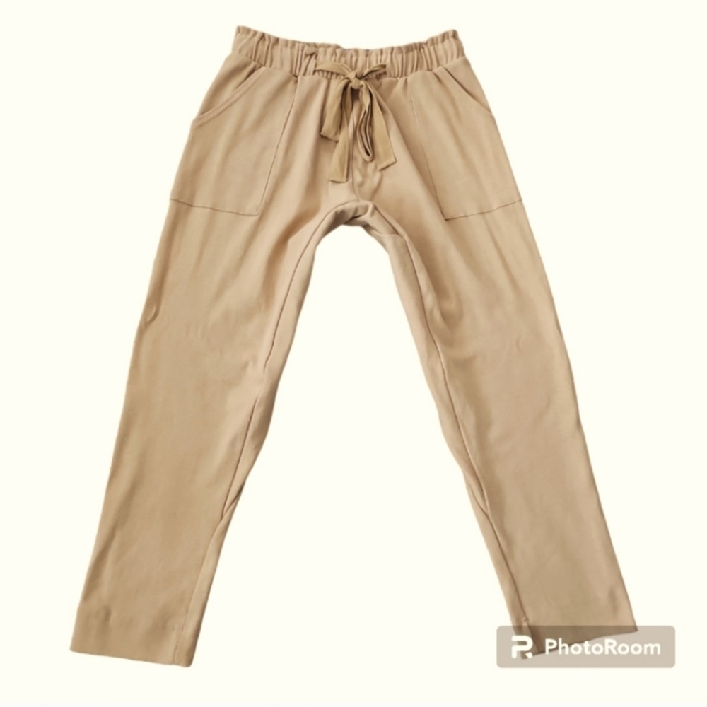 NWOT Free People Beach Harem Knit Pants Sm in Sand